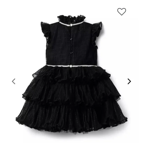Janie and Jack Dot Tiered Tulle Dress ( size 5 years ) - Picture 4 of 6